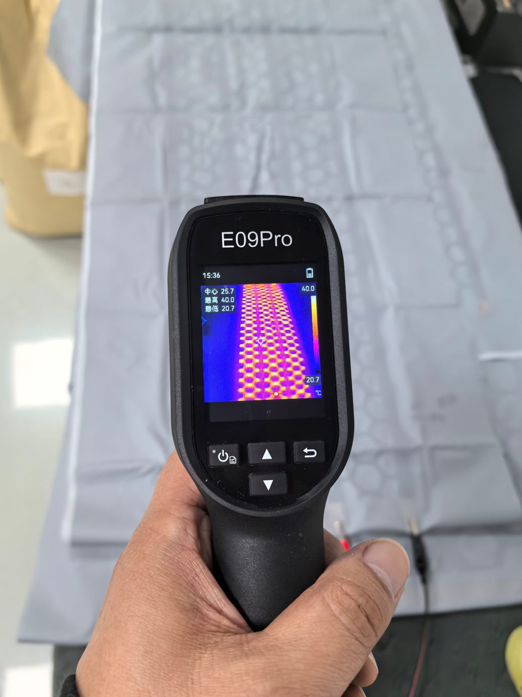 Thermal camera on CNT film